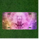 Custom Personalized License Plate Auto Tag With Insane Yoga Meditation Master