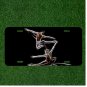 Creative License Plate Auto Tag With Guy And Women Doing Ballet Moves Together