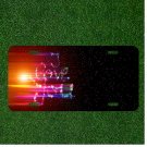 Custom Personalized License Plate Auto Tag With I Love You Space Add Names