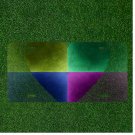 Custom Personalized License Plate Auto Tag With Stunning Colorful Heart Design