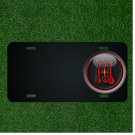 Custom Personalized License Plate With Add Names To Lever Gearshift Gear