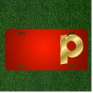 Custom Personalized License Plate With Add Names To Letter P Lowercase