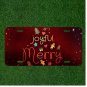 Custom Personalized License Plate Auto Tag With Joyful Merry Design