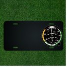 Custom Personalized License Plate With Add Names To Aircraft Plane Speedometer