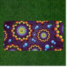 Custom Personalized Car License Plate With Texture Background Flower Pattern