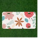 Custom Personalized License Plate Auto Tag With Amazing Flowers And Leaves Image
