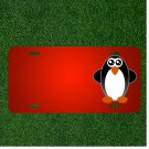 Custom Personalized License Plate With Add Names To Penguin Cartoon