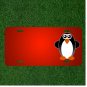 Custom Personalized License Plate With Add Names To Penguin Cartoon