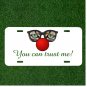 Custom Personalized License Plate Auto Tag With You Can Trust Me! Clown Cat