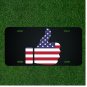 Custom Personalized License Plate Auto Tag With Thumbs Up American Flag Design