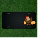 Custom Personalized License Plate With Add Names To Chicken And Chiclets Design