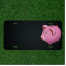 Custom Personalized License Plate With Add Names To Piggy Bank Coin Dollar