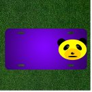 Custom Personalized License Plate With Add Names To Panda Bear Face Head