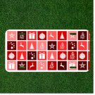 Custom Personalized License Plate With Christmas Tree Ornaments And Rain Deer