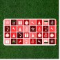 Custom Personalized License Plate With Christmas Tree Ornaments And Rain Deer