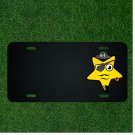 Custom Personalized License Plate With Add Names To Pirate Star Yellow Funny