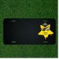 Custom Personalized License Plate With Add Names To Pirate Star Yellow Funny