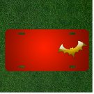 Custom Personalized License Plate With Add Names To Bat Golden Dracula Wings