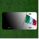Custom Personalized License Plate Auto Tag With Flag Of Italy Add Names