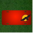 Custom Personalized License Plate With Add Names To Sun Bird Flying Wings