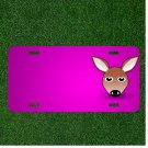 Custom Personalized Car License Plate With Add Names To Deer Doe Roe Roe Deer