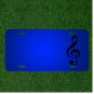 Custom Personalized License Plate With Add Names To Clef Music Melody Sound