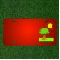 Custom Personalized License Plate With Add Names To Tree Sun Scenery Nature