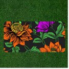 Custom Personalized License Plate Auto Tag With Stunning Orange Sunflower Design