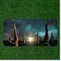Custom Personalized License Plate Tag With Hands Pointing To Sky Out Of Water