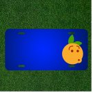 Custom Personalized License Plate With Add Names To Clementine Orange Cartoon