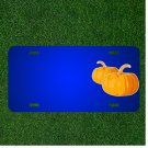 Custom Personalized License Plate With Add Names To Pumpkin Vegetable Yellow
