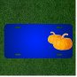 Custom Personalized License Plate With Add Names To Pumpkin Vegetable Yellow