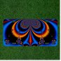 Creative Personalized Car License Plate With Abstract Artwork Fractal
