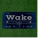 Custom Personalized License Plate Auto Tag With Wake Up And Live