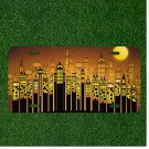 Custom Personalized Car License Plate With Buildings Skyscrapers City