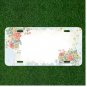 Creative License Plate Auto Tag With Colorful Roses Design Add Names Or Pictures