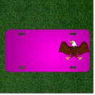 Custom Personalized Car License Plate With Add Names To Bald Eagle Eagle Bird