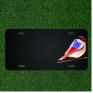 Custom Personalized License Plate With Add Names To Bird Fly Nature Red Blue