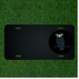 Custom Personalized License Plate With Add Names To Owl Dark Black Grey Bird