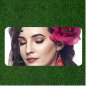 Custom Personalized License Plate Auto Tag With Cartoon Drink With Tomatoes ArtC