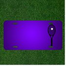 Custom Personalized License Plate With Add Names To Bat Squash Tennis Sports