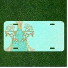 Background Scrapbooking Paper Texture Custom Novelty License Plate Car Tag