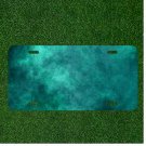 Custom Personalized Auto Tag With Amazing Blue Background Add Names