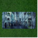 Custom Personalized License Plate Auto Tag With Dark Gloomy Building View Art
