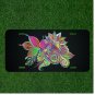 Custom Personalized License Plate Tag With Stunning Colorful Flowers And Leaves