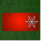 Custom Personalized License Plate With Add Names To Snowflake Meteorology Snow