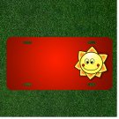 Custom Personalized License Plate With Add Names To Sun Sunshine Sunlight