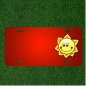Custom Personalized License Plate With Add Names To Sun Sunshine Sunlight