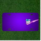 Custom Personalized License Plate With Add Names To Toothbrush Pink Toothpaste