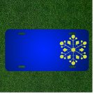 Custom Personalized License Plate With Add Names To Snowflake Winter Christmas